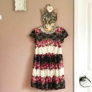 Rose Garden Tea Party Girl Dress